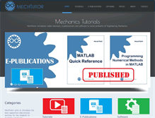 Tablet Screenshot of mechtutor.com